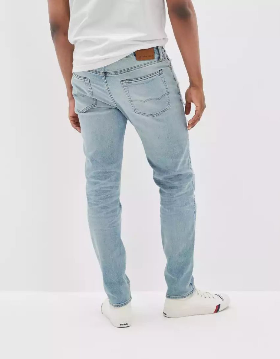 Jean American Eagle AE AirFlexPatched Athlétiques Fit Multicolore Homme | WZC-08991822